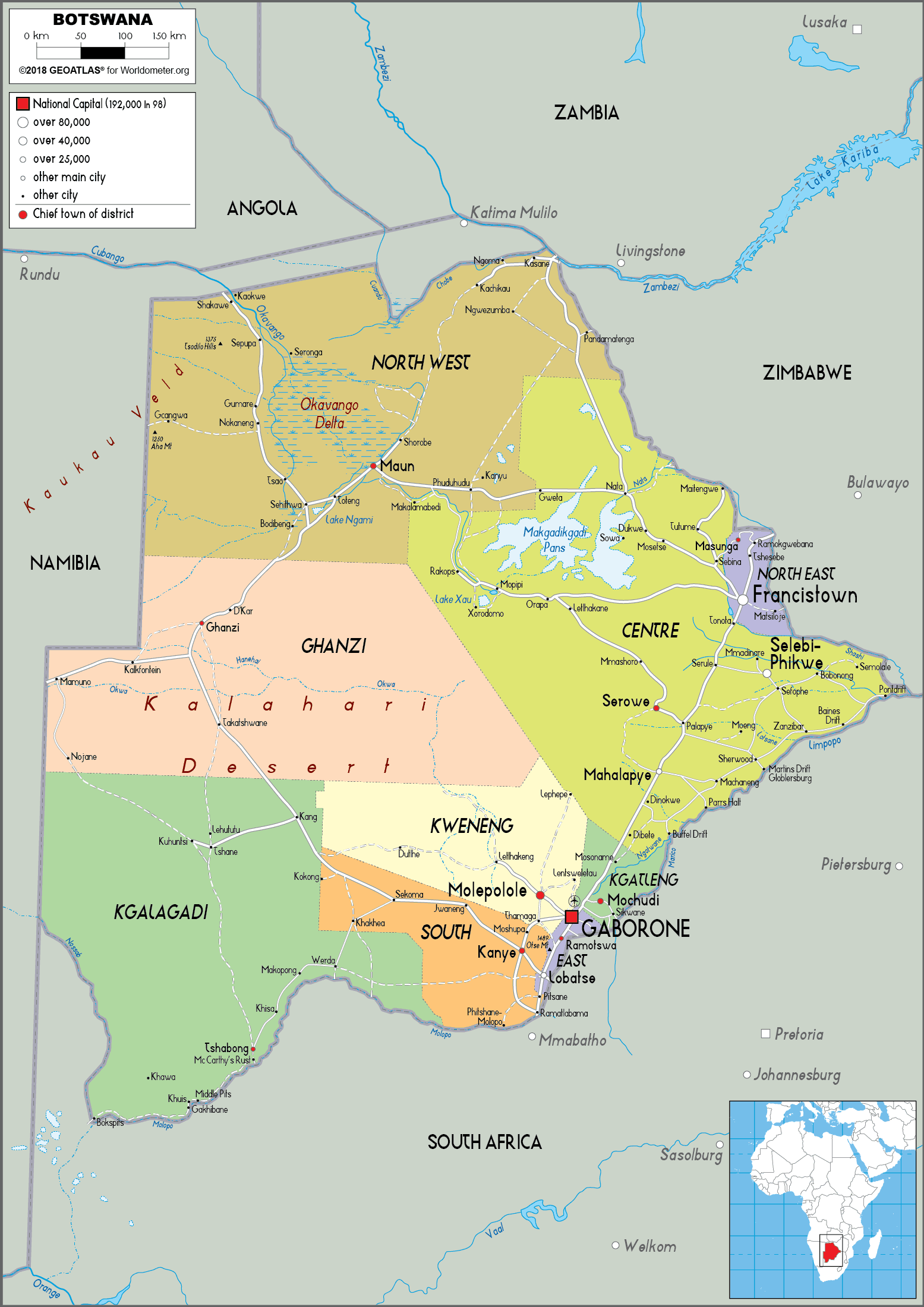 Where Is Botswana Country At Laurice Carter Blog