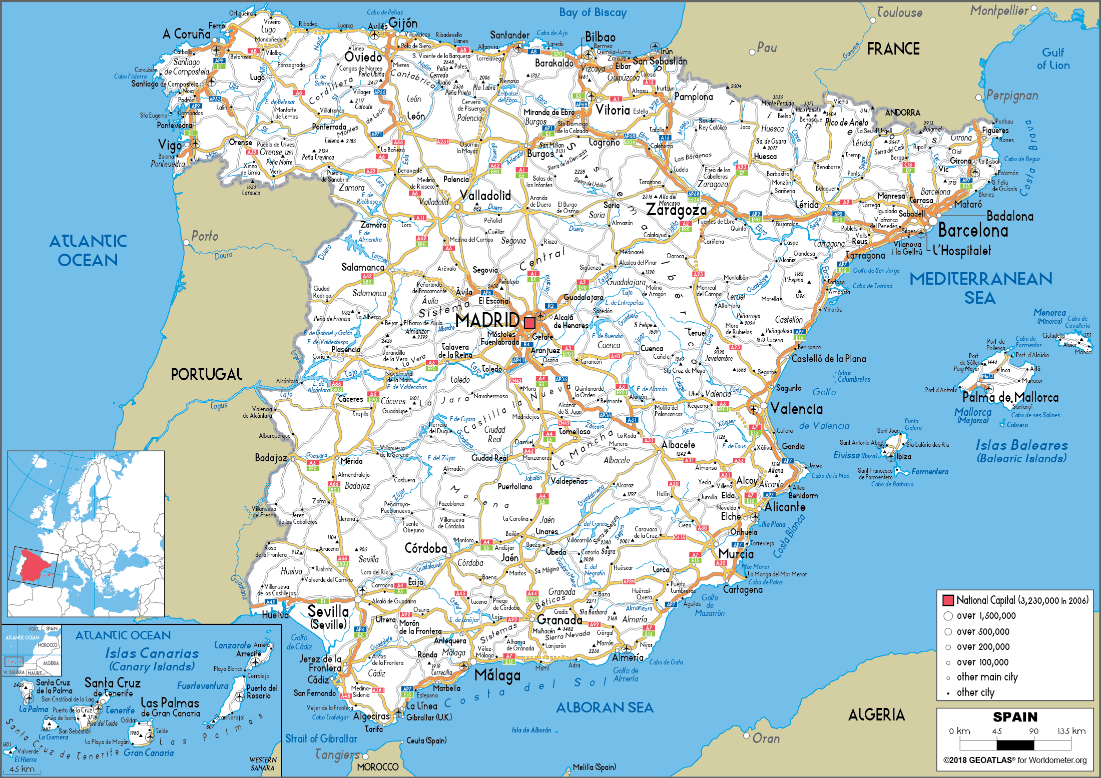 Карте пенья. Карта дорог Испании. Карту Испании с автодорогами и городами. Карта автодорог Испании. Карта Испании с курортами.